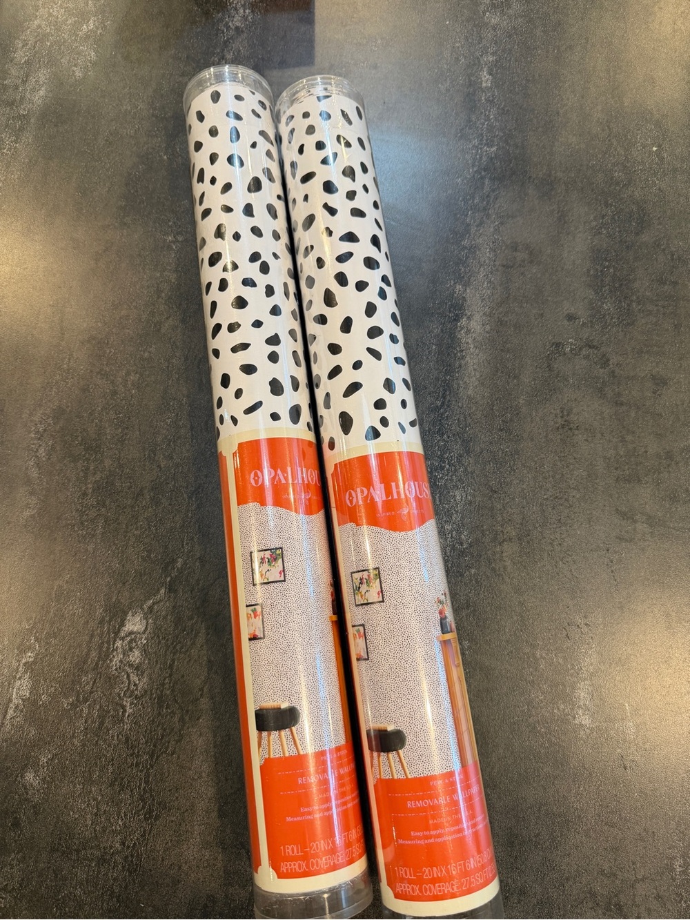 TWO Opalhouse Peel & Stick Wallpaper Rolls